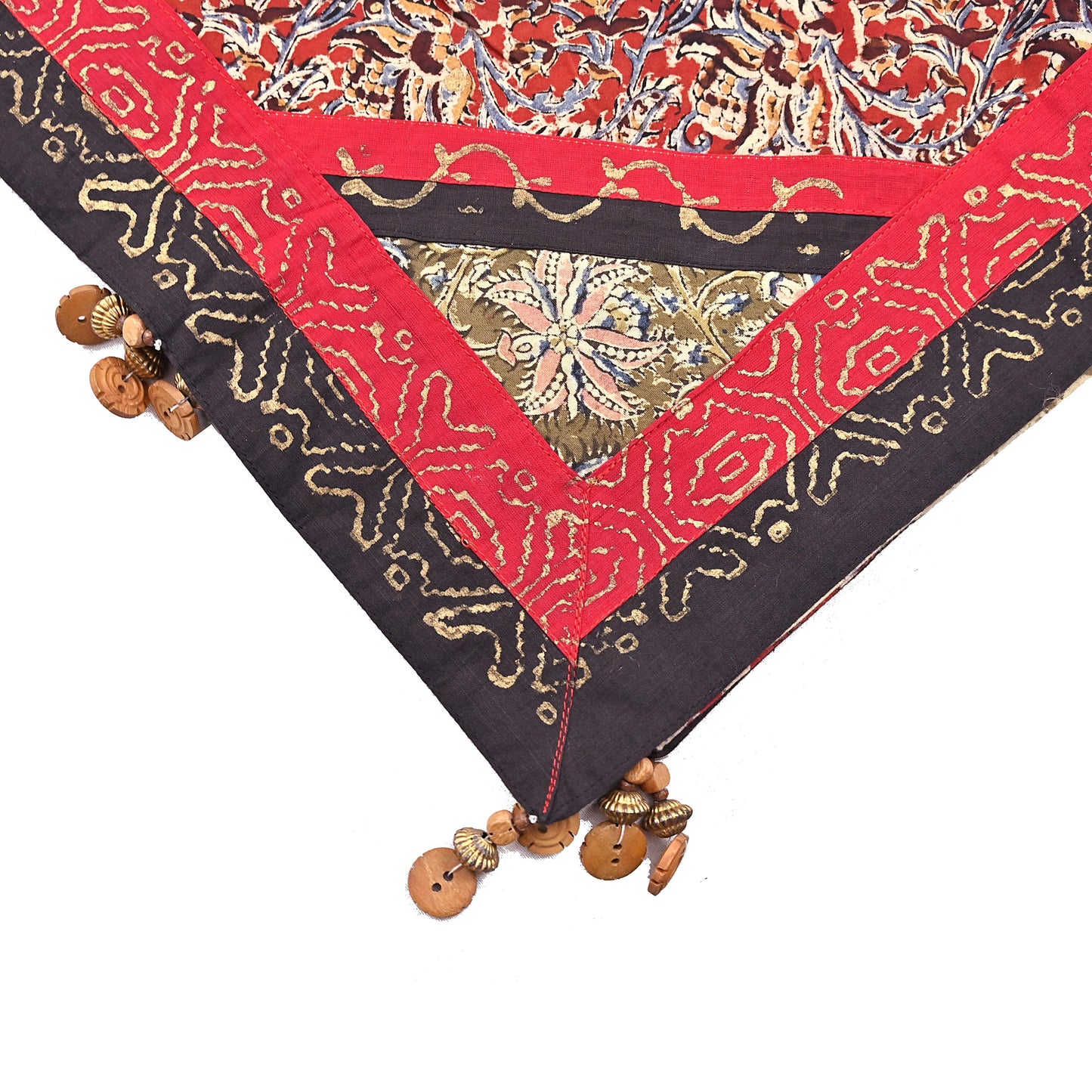 Indian Vintage Multi Dupatta Long Stole Block Print Pure Cotton Indian Scarves Scarf Veil Wrap Boho Soft Golden painted