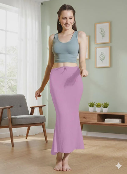 Saree Petticoat: Stretchable Cotton-Blend Shapewear Skirt