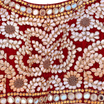 Indian Heavy Hand Embroidered Lehenga 3pcs Set Designer By Anamika khanna Party Wear