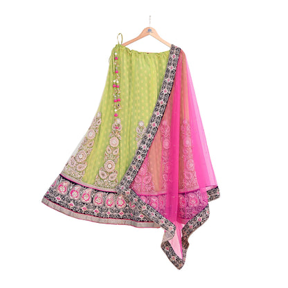 Indian Heavy Hand Embroidered Lehenga 3pcs Set Designer By Anamika khanna Party Wear