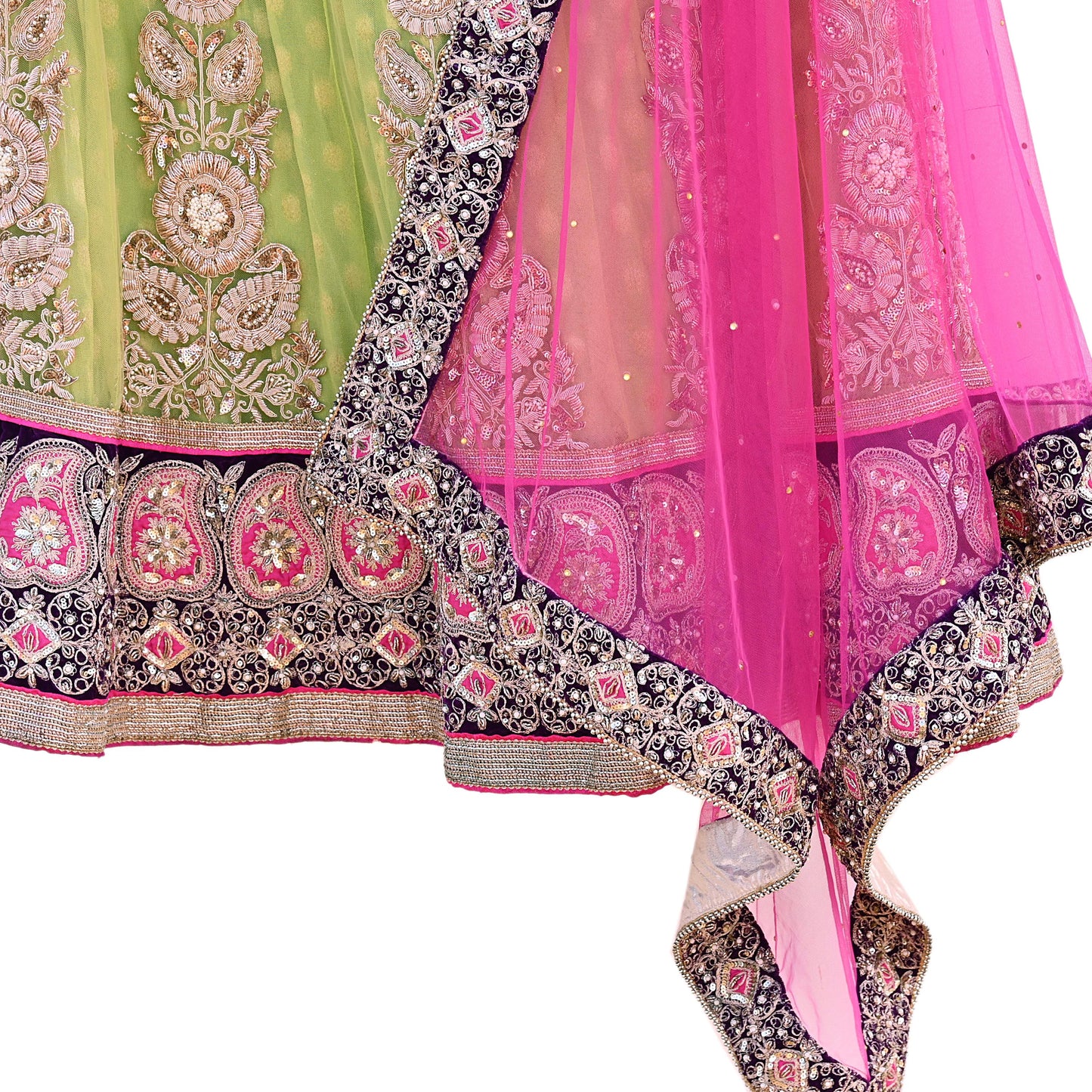 Indian Heavy Hand Embroidered Lehenga 3pcs Set Designer By Anamika khanna Party Wear
