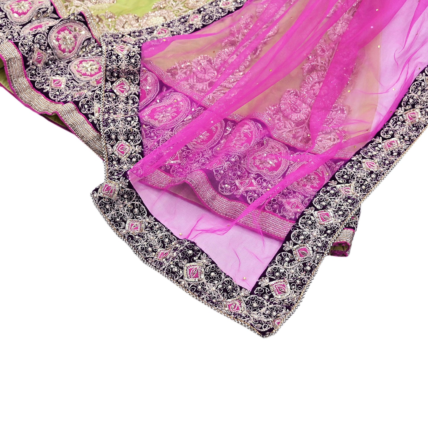Indian Heavy Hand Embroidered Lehenga 3pcs Set Designer By Anamika khanna Party Wear