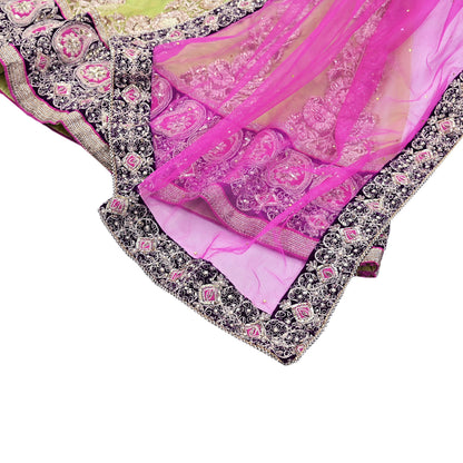 Indian Heavy Hand Embroidered Lehenga 3pcs Set Designer By Anamika khanna Party Wear