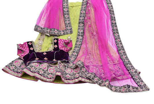 Indian Heavy Hand Embroidered Lehenga 3pcs Set Designer By Anamika khanna Party Wear