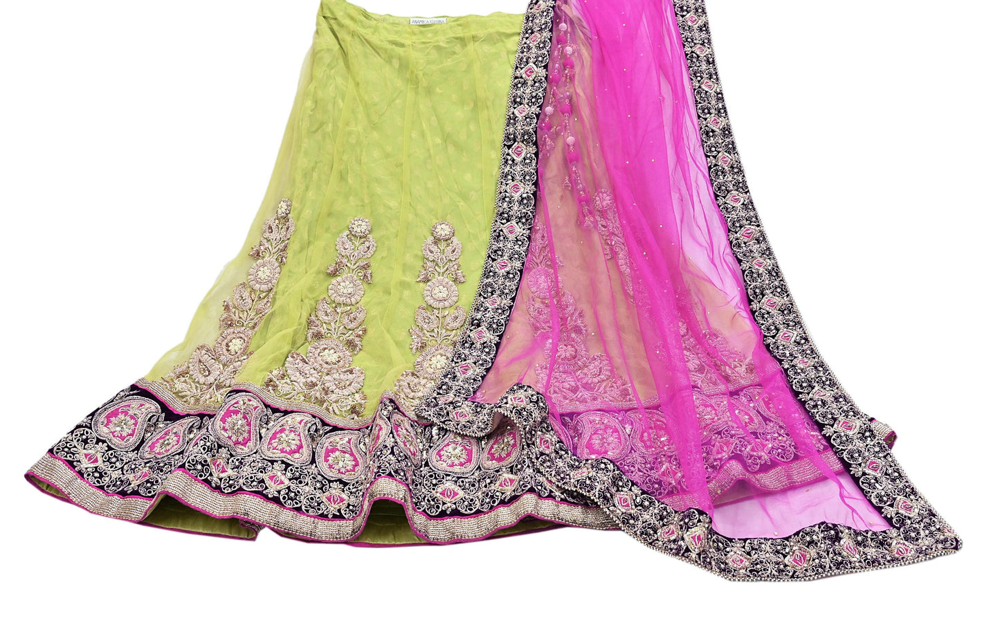 Indian Heavy Hand Embroidered Lehenga 3pcs Set Designer By Anamika khanna Party Wear