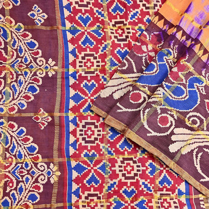 Indian Vintage Sari leheria Printed Pure Cotton Sarees Craft Fabric 5Yd Soft Sewing Sarong Wrap Boho Quilting Dress making zari border