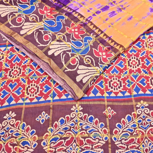 Indian Vintage Sari leheria Printed Pure Cotton Sarees Craft Fabric 5Yd Soft Sewing Sarong Wrap Boho Quilting Dress making zari border