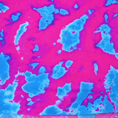 Indian Vintage Pink & Blue Saree Pure Georgette Silk Leheria Tie-dye Printed Sari Craft Fabric Sewing 6Yard Soft Light Sari Dress Making