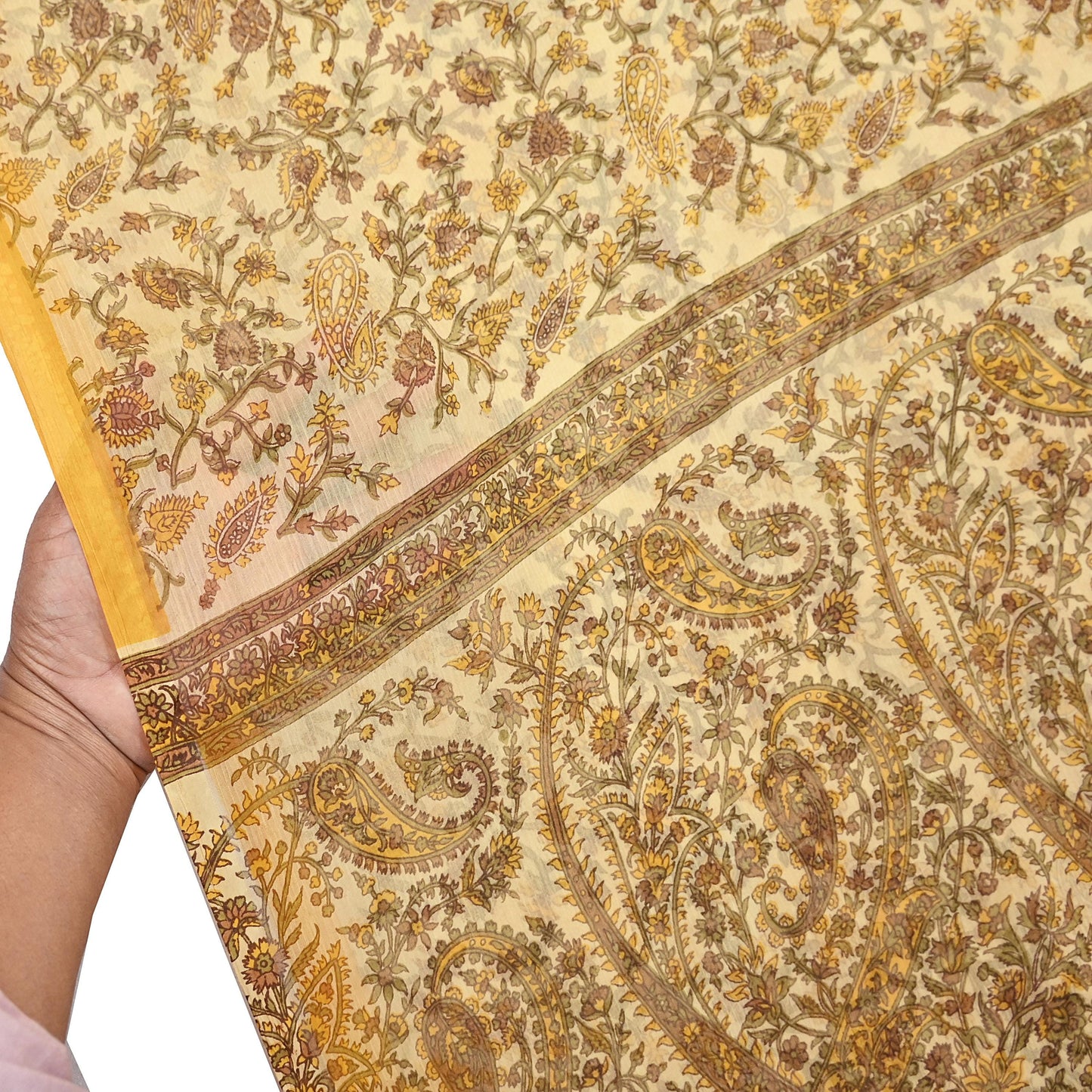 Indian Vintage Sari Chiffon Printed Sarees 5Yd Craft Fabric Sewing Soft Light Sari Dress Making Quilting For Crating