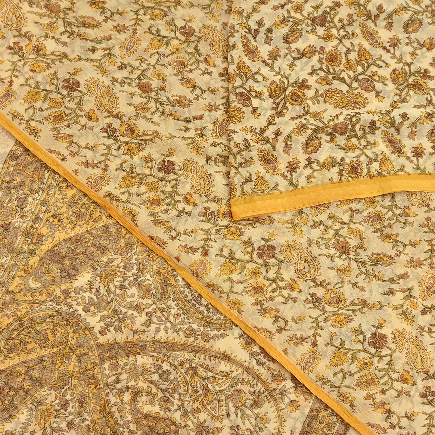 Indian Vintage Sari Chiffon Printed Sarees 5Yd Craft Fabric Sewing Soft Light Sari Dress Making Quilting For Crating