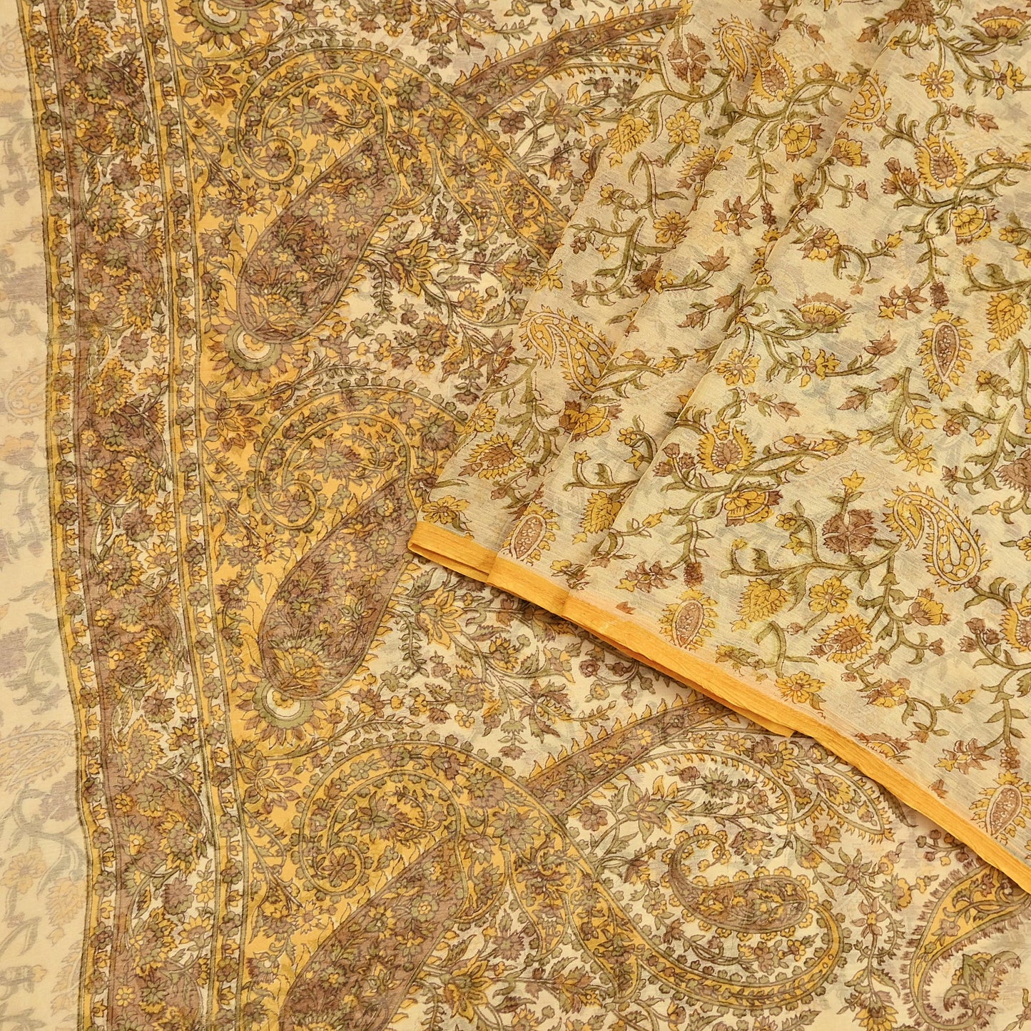 Indian Vintage Sari Chiffon Printed Sarees 5Yd Craft Fabric Sewing Soft Light Sari Dress Making Quilting For Crating