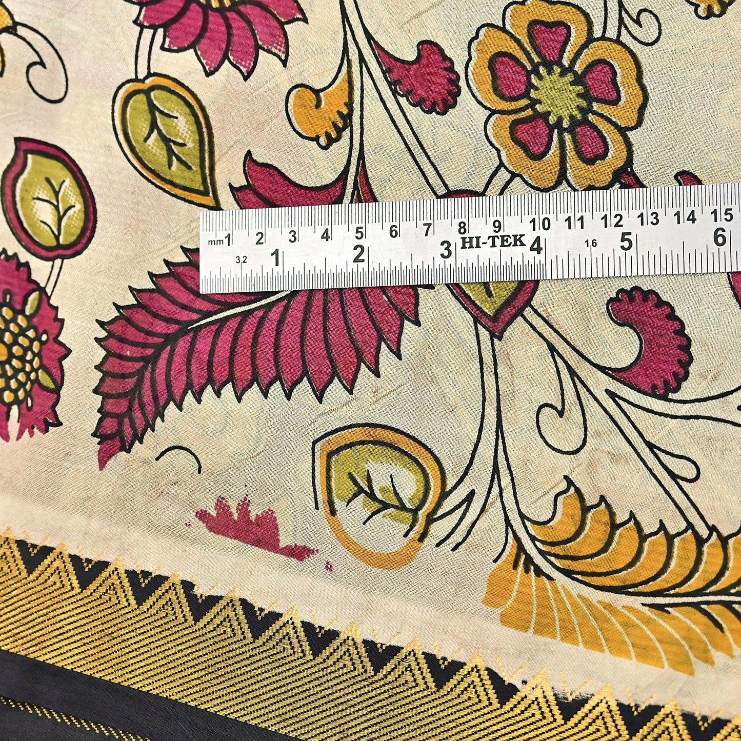 Indian Vintage Sari Kalamkari Print Sari Pure Cotton Saree Craft Fabric 5Yd Soft Dancing Lady Ethnic Dress Making
