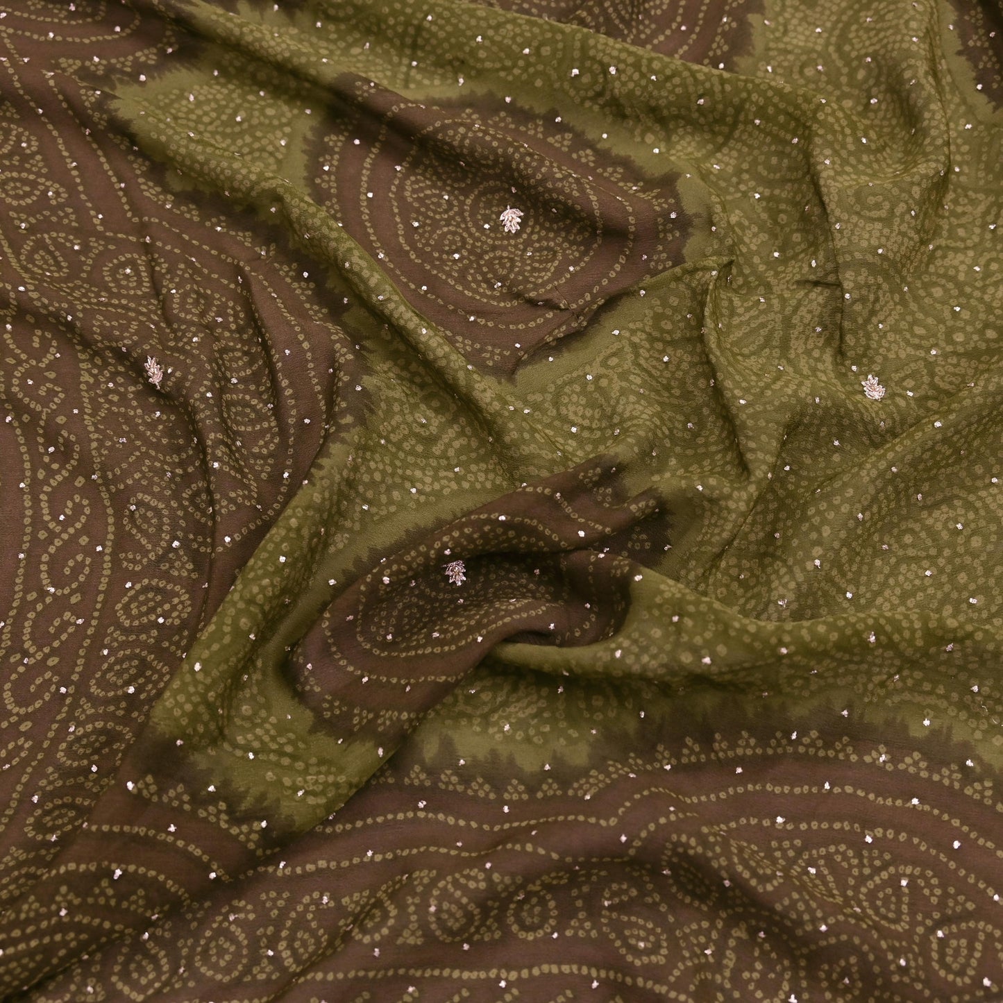 Indian Vintage Heavy Green Dupatta Pure Silk Long Stole Hand Embroidered Designer By Ritu Kumar Scarves Scarf Zari Zardozi
