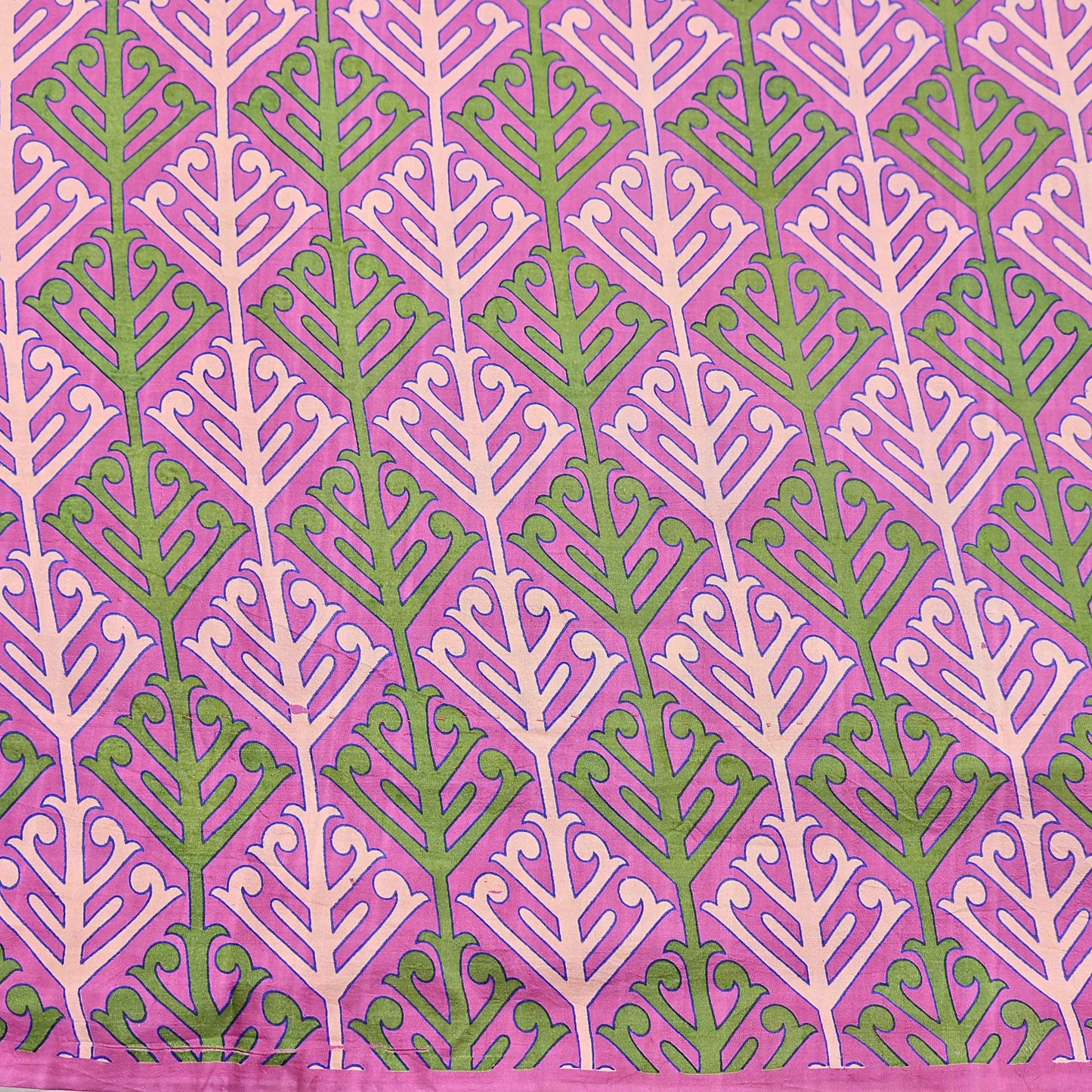 Indian Vintage Sari Pink 100% Pure Silk Printed Saree Craft Fabric 6yd Sewing Dress Making Soft Wrap Quilting Crafting Upcycle