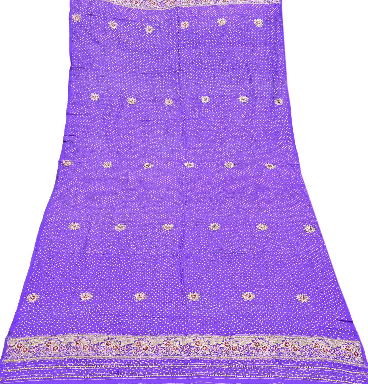 Indian Vintage Dupatta Purple Long Stole Pure silk Woven Brocade Banarasi Scarves Veil Scarf Wrap Hippie Boho Soft Floral Zari