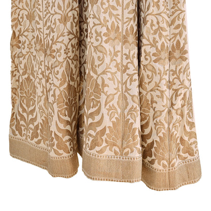 Vintage IVory Woven zari Work Khadi Silk Suit Set, Hand Embroidered Indian Kurta Dupatta, Party Wear Ethnic Outfit