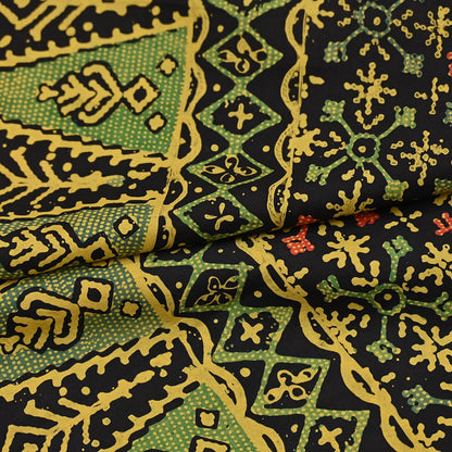 Indian Vintage Black Dupatta Long Stole Pure silk Block Printed Dupatta Veil Scarves soft Boho Wrap Dressmaking