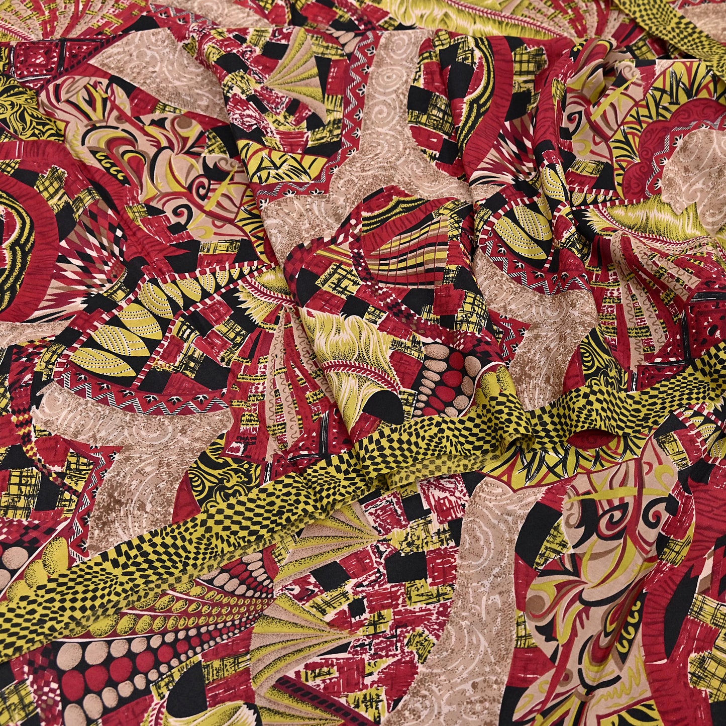 Indian Vintage Sari Black & Red Pure Crepe Silk Printed Sarees 5yd Sewing Floral Soft Craft Fabric Wrap Dress making Crafting Quilting