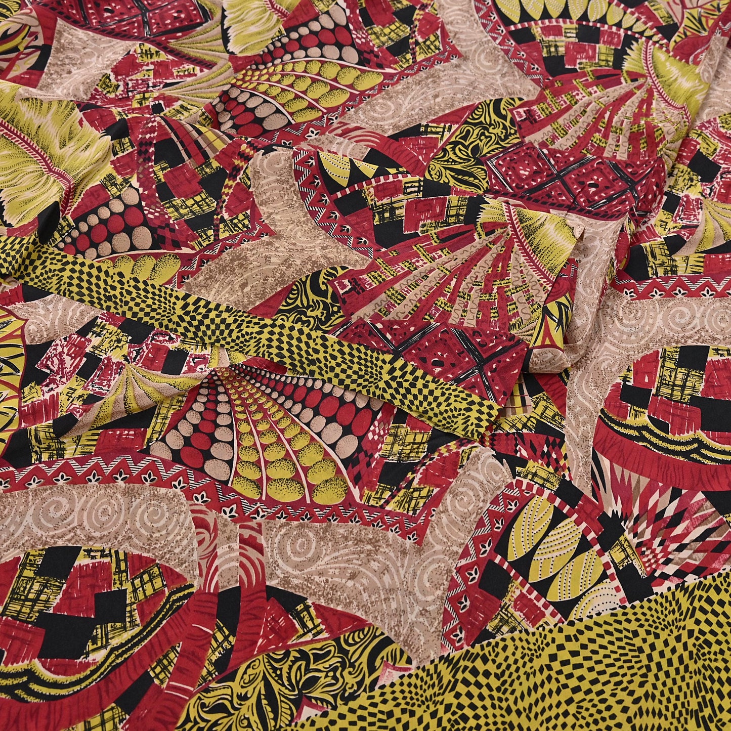 Indian Vintage Sari Black & Red Pure Crepe Silk Printed Sarees 5yd Sewing Floral Soft Craft Fabric Wrap Dress making Crafting Quilting