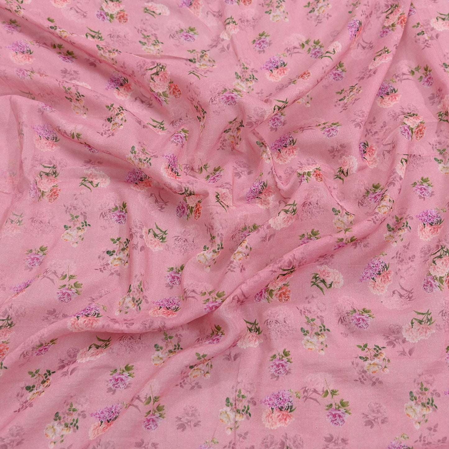 Indian Vintage Dupatta Pink Long Stole Digital Printed Hijab Blend Cotton Scarves Veil Soft Wrap Boho