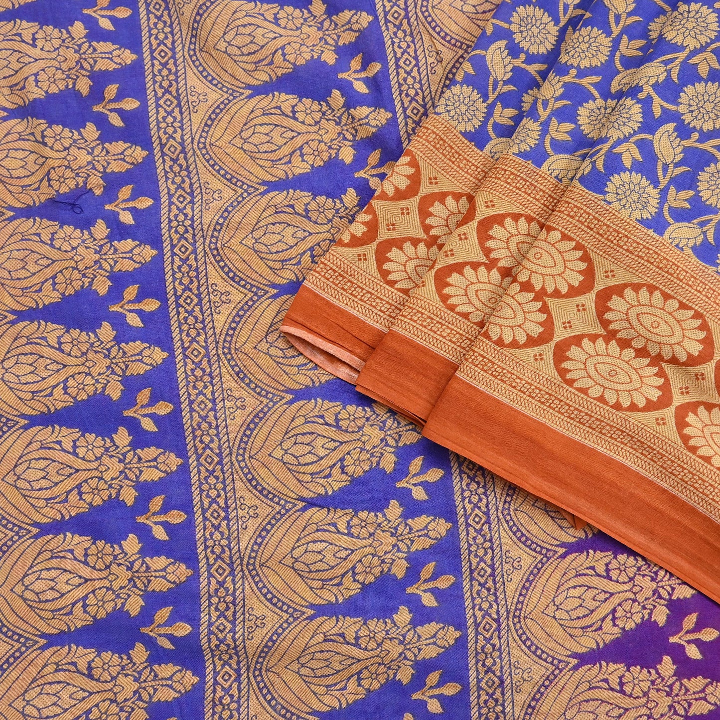 Indian Vintage Sari Pink & Multi Printed 100% Pure Cotton Saree Craft Fabric 5Yd Soft Sewing Sarong Wrap Boho Stripes Dress making Quilting