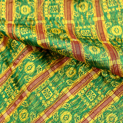 Indian Vintage Sari Maroon Heavy Wedding Pure Silk Hand Woven Gharchola Bandhani Sarees Zari 5Yd Craft Fabric Dress Making Crafting