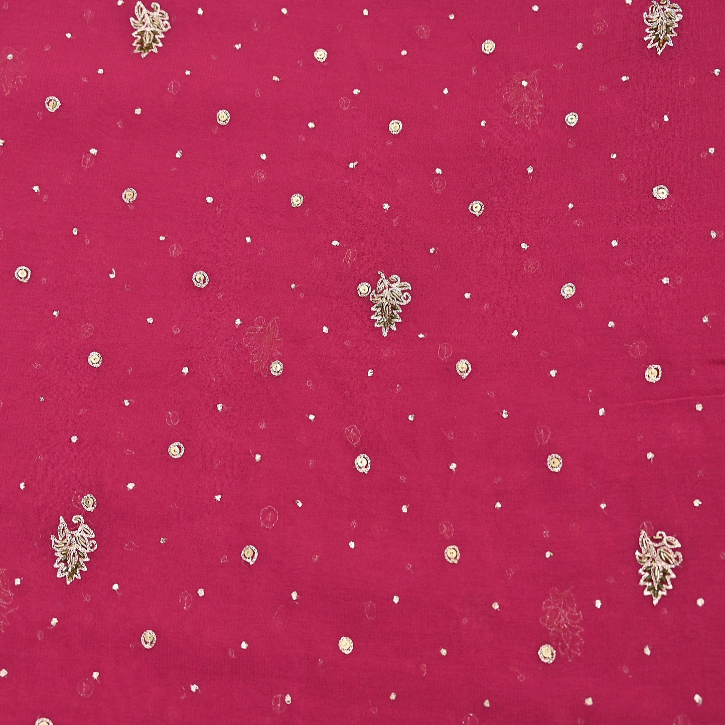 Indian Vintage Heavy Pink Dupatta Pure Georgette Silk Long Stole Hand Embroidered Designer By Ritu Kumar Scarves Scarf Zari Zardozi