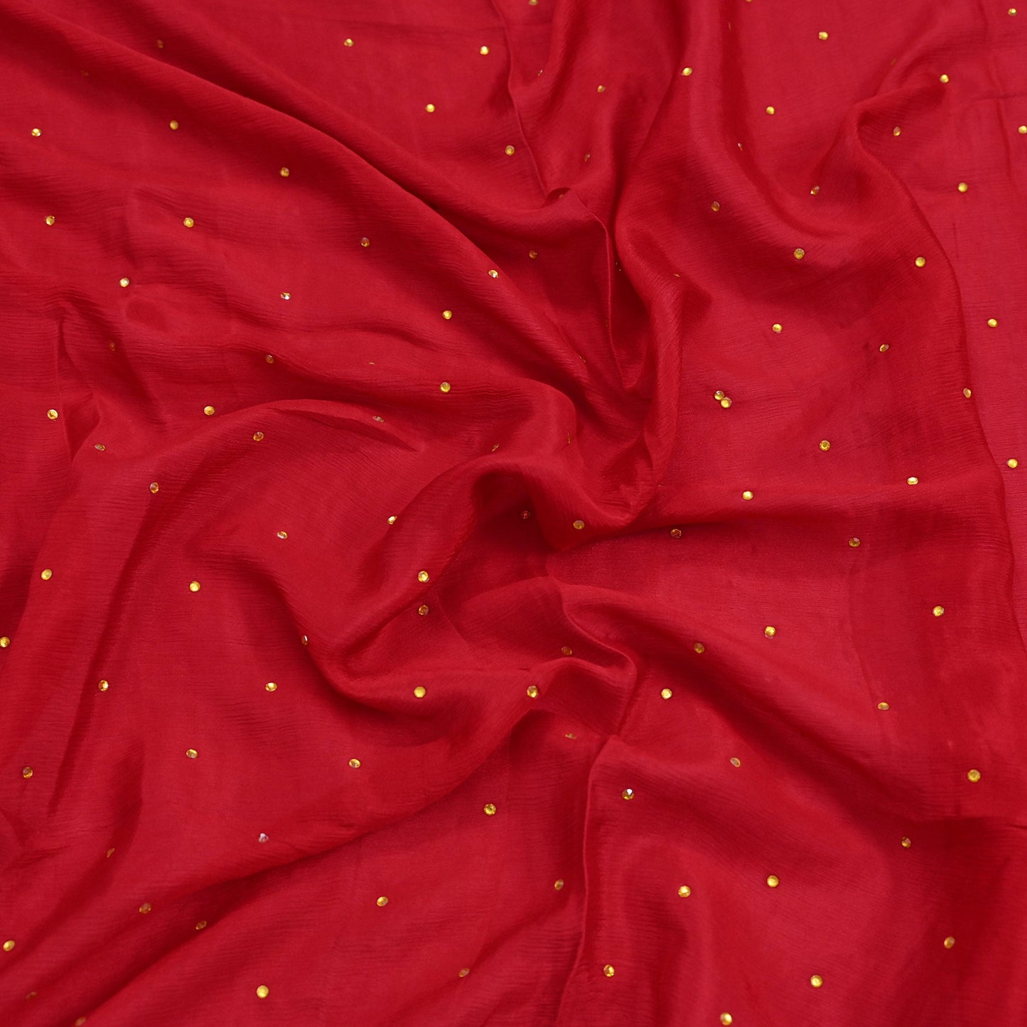 Indian Vintage Red Dupatta Long Stole Pure Silk Hand Embroidered Scarves Veil Scarf Wrap Hippie Boho