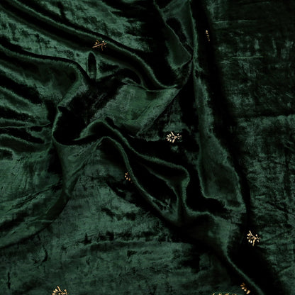 Indian Vintage Dupatta Bottle green Long Stole velvet Scarves Veil Hijab Wrap Scarf Boho For her For women's Bollywood stole