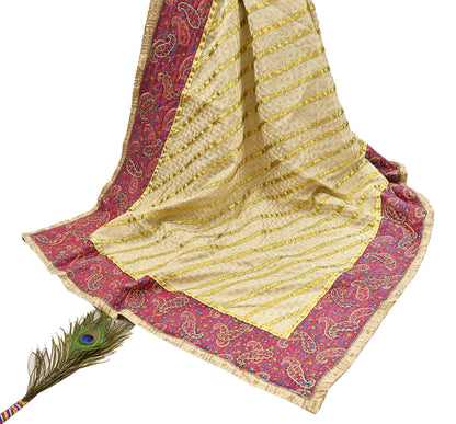 Indian Vintage Heavy Sarees Ivory Pure Cotton Hand Embrooidered Sari 5yd Ethnic Floral Craft Fabric Dress making Upcycle