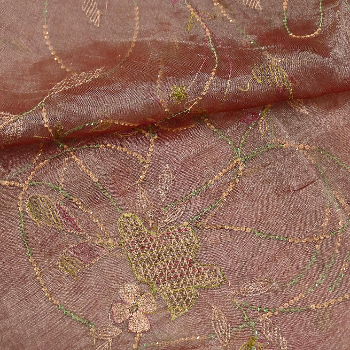 Indian Vintage Dupatta Golden Maroon Long Stole Hand Embroidered Pure Tissue Silk Scarves Veil Zardozi Zari Soft Scarf Wrap Boho