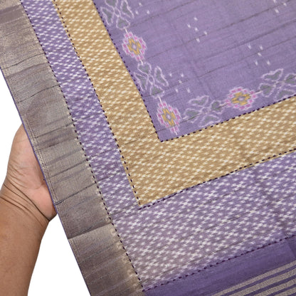 Indian Vintage Purple Dupatta Long Stole Artificial Silk Woven Brocade Scarves Veil Scarf Wrap Hippie Boho Soft Floral Fringes