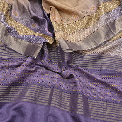 Indian Vintage Purple Dupatta Long Stole Artificial Silk Woven Brocade Scarves Veil Scarf Wrap Hippie Boho Soft Floral Fringes