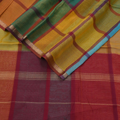 Indian Vintage Dupatta Multi Long Stole Block Print Pure Chanderi Silk Scarves Veil Zari Wrap Hijab Fringes