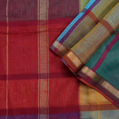Indian Vintage Dupatta Multi Long Stole Block Print Pure Chanderi Silk Scarves Veil Zari Wrap Hijab Fringes