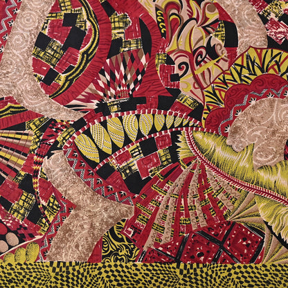 Indian Vintage Sari Black & Red Pure Crepe Silk Printed Sarees 5yd Sewing Floral Soft Craft Fabric Wrap Dress making Crafting Quilting