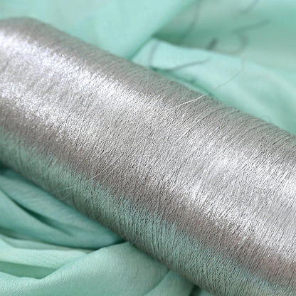 Metallic Zari Thread 2000M Gold Silver Copper Light Gold Embroidery Thread, Indian Zardozi Sewing Thread for Hand Machine Work