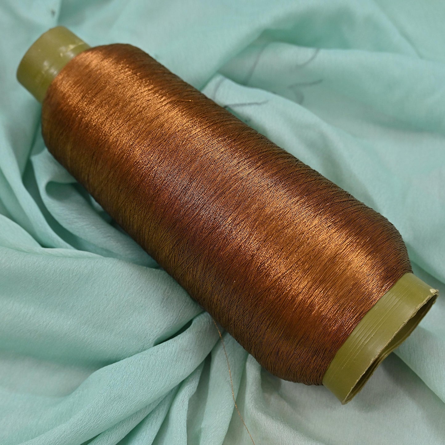 Metallic Zari Thread 2000M Gold Silver Copper Light Gold Embroidery Thread, Indian Zardozi Sewing Thread for Hand Machine Work