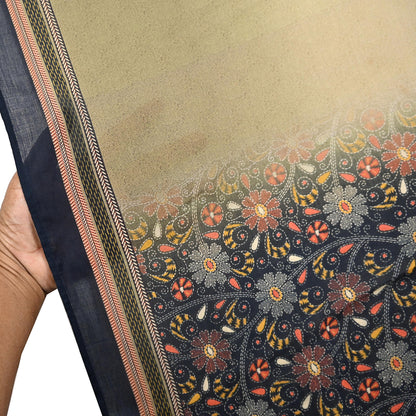 Indian Vintage Dupatta Long Stole Block Print Pure Cotton Indian Scarves Scarf Veil Wrap Boho Soft Paisley