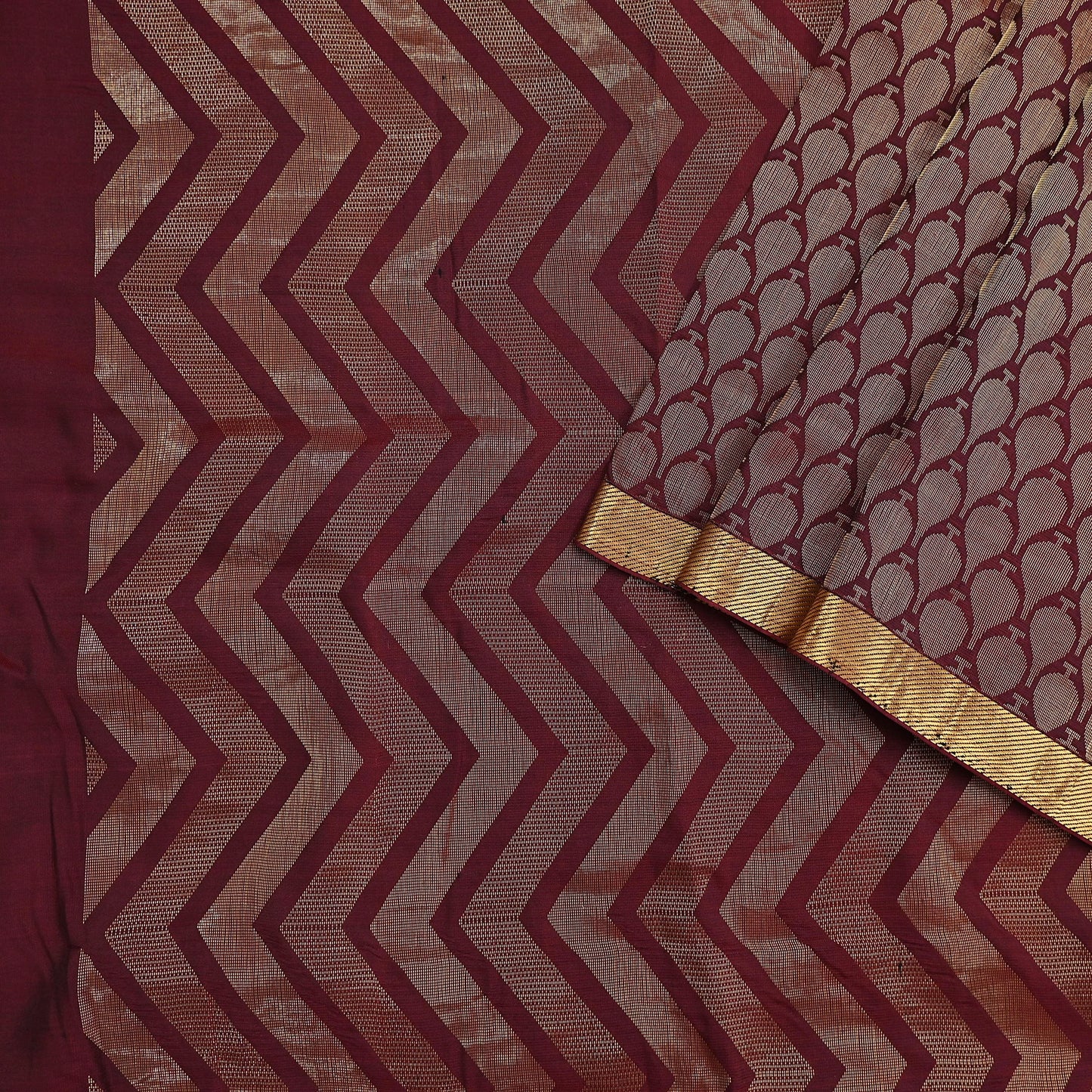 Indian Vintage Heavy Sari Maroon Pure silk Hand Woven Kanjivaram Sarees Fabric 5Yd Ethnic Zari Dress making Crafting Bollywood sari
