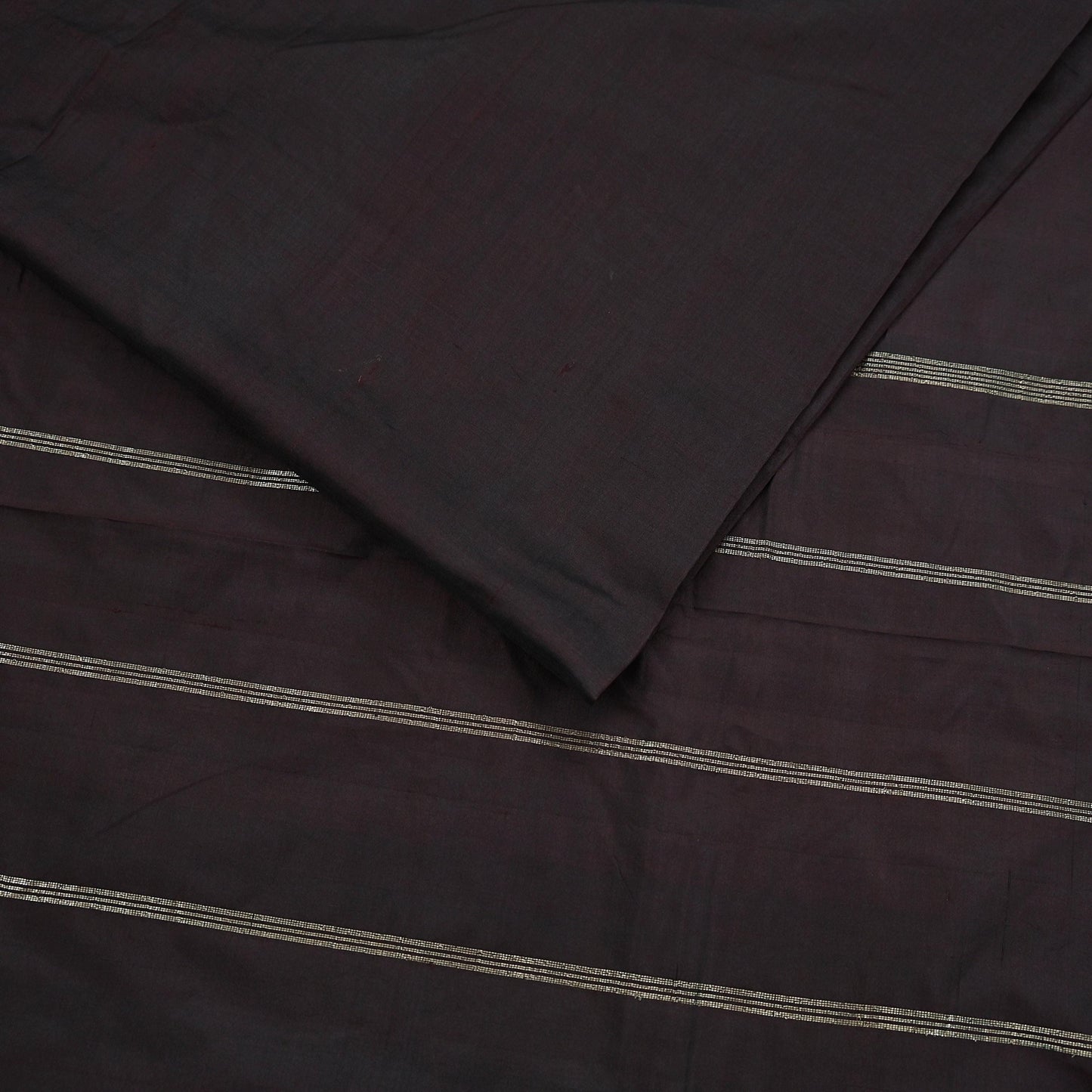 Indian Vintage Sari Maroon Mysore Silk Woven Sarees Craft Fabric 5Yd Ethnic South silk Dress Making Crafting Upcycle Quilting Zari Border
