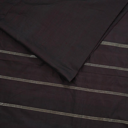 Indian Vintage Sari Maroon Mysore Silk Woven Sarees Craft Fabric 5Yd Ethnic South silk Dress Making Crafting Upcycle Quilting Zari Border