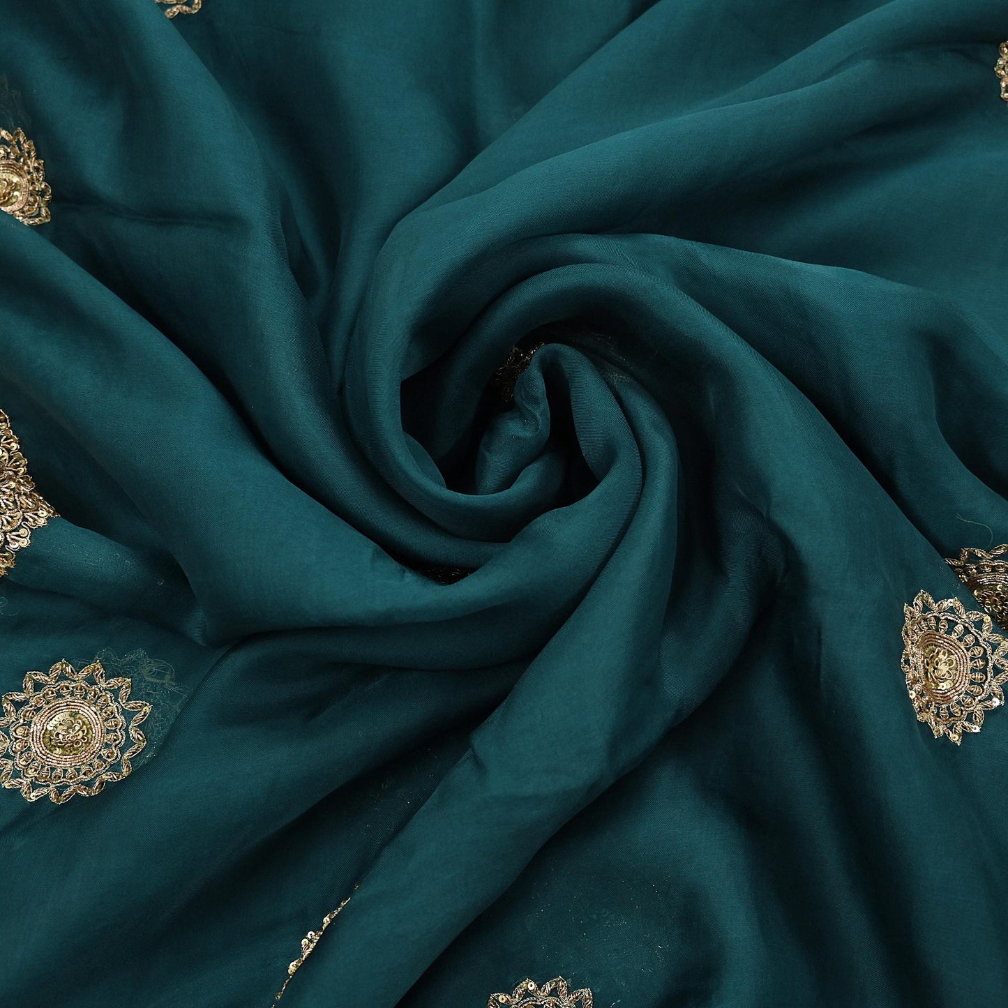 Rare Green Pure Organza Silk Saree Zardozi Hand Embroidered Designer Sabyasachi Sari 5.5 Yard Bollywood Party Wear