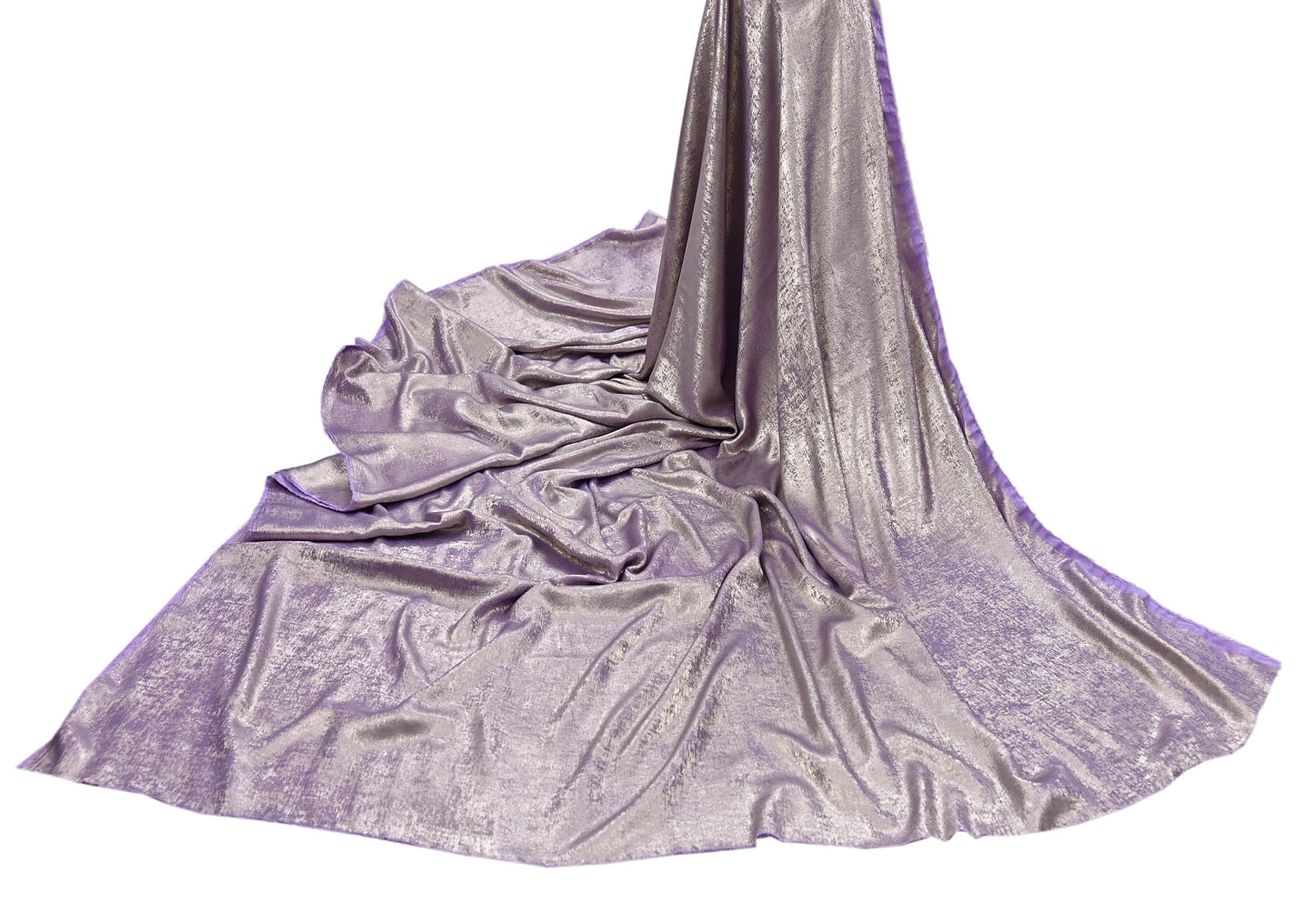 Indian New Golden Indigo Georgette shimmeri Design Fabric Crafting Quilting Dress making Crafting soft 5yards