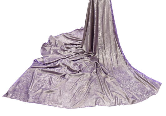 Indian New Golden Indigo Georgette shimmeri Design Fabric Crafting Quilting Dress making Crafting soft 5yards