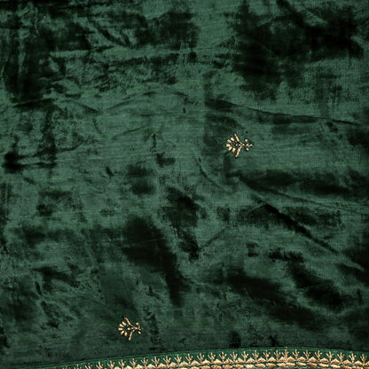 Indian Vintage Dupatta Bottle green Long Stole velvet Scarves Veil Hijab Wrap Scarf Boho For her For women's Bollywood stole