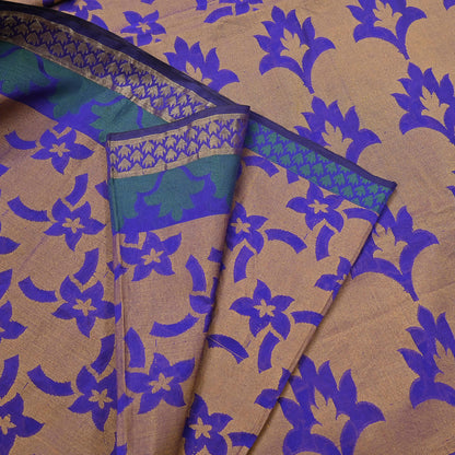 Indian Vintage Sari Puprle Hand Woven Saree Organza Craft Fabric 5Yd Ethnic Sewing Geometric Zari Crafting Quilting Upcycle Dress making