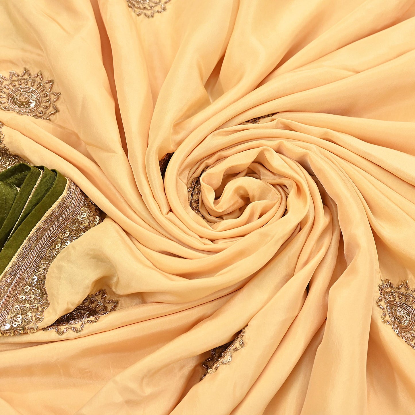 Rare Vintage Yellow Pure Silk Saree Zardozi Hand Embroidered Designer Sabyasachi Sari 5.5 Yard Bollywood Party Wear