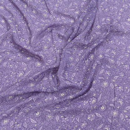 Indian Vintage Purple Dupatta Long Stole Pure Crepe silk Printed Dupatta Veil Scarves soft Boho Wrap Dressmaking Paisley