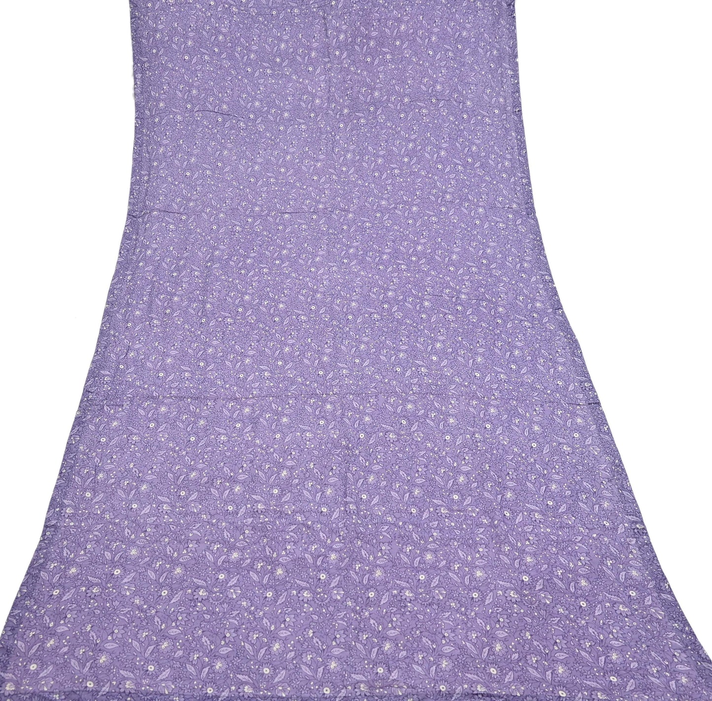 Indian Vintage Purple Dupatta Long Stole Pure Crepe silk Printed Dupatta Veil Scarves soft Boho Wrap Dressmaking Paisley